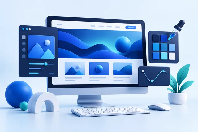 Ilustración de Agencia de diseño web