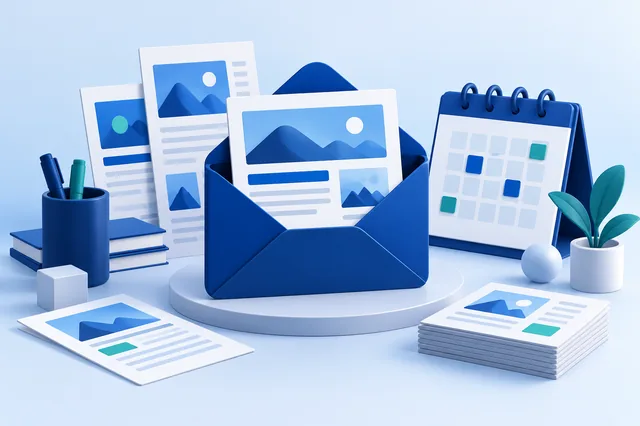 Ilustración de Agencia de newsletters