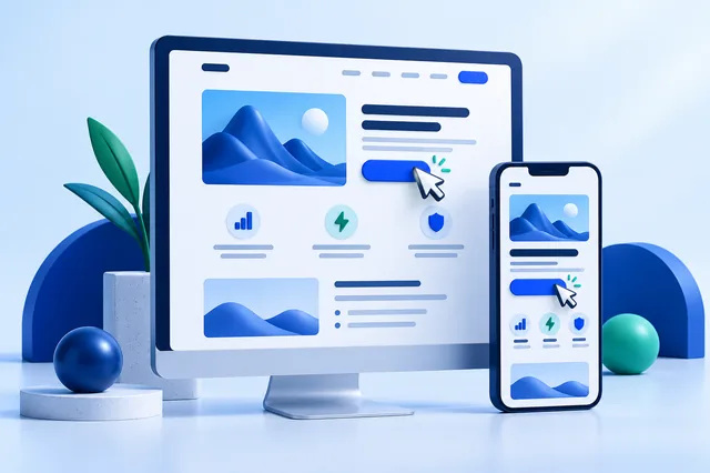 Ilustración de Landing pages