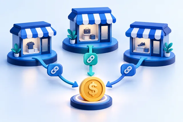 Ilustración de Marketing de afiliación