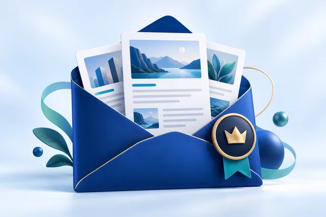 Ilustración de Newsletter premium