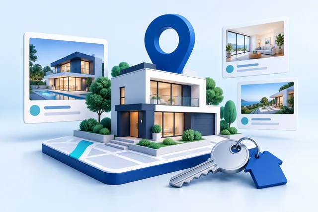 Ilustración de Portal inmobiliario de nicho